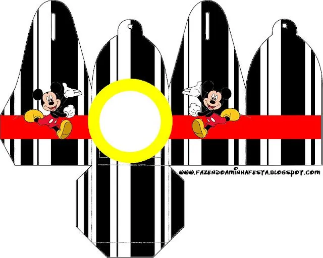 Cajitas para imprimir gratis de Mickey Mouse combinando rojo ...