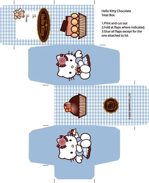 Cajitas de sorpresas de Hello Kitty - Ideas - Guía de MANUALIDADES
