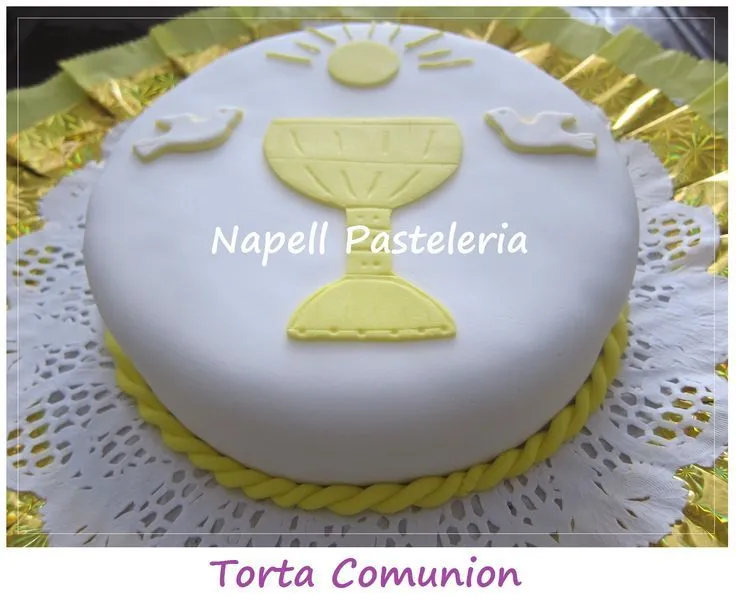Tortas Primera Comunion on Pinterest | First Communion Cakes ...