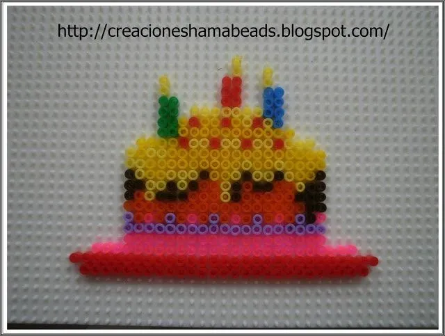 CAKES on Pinterest | Perler Beads, 3d Cakes and Hama Beads