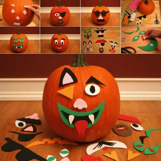 Calabazas de fomi para Halloween - Imagui