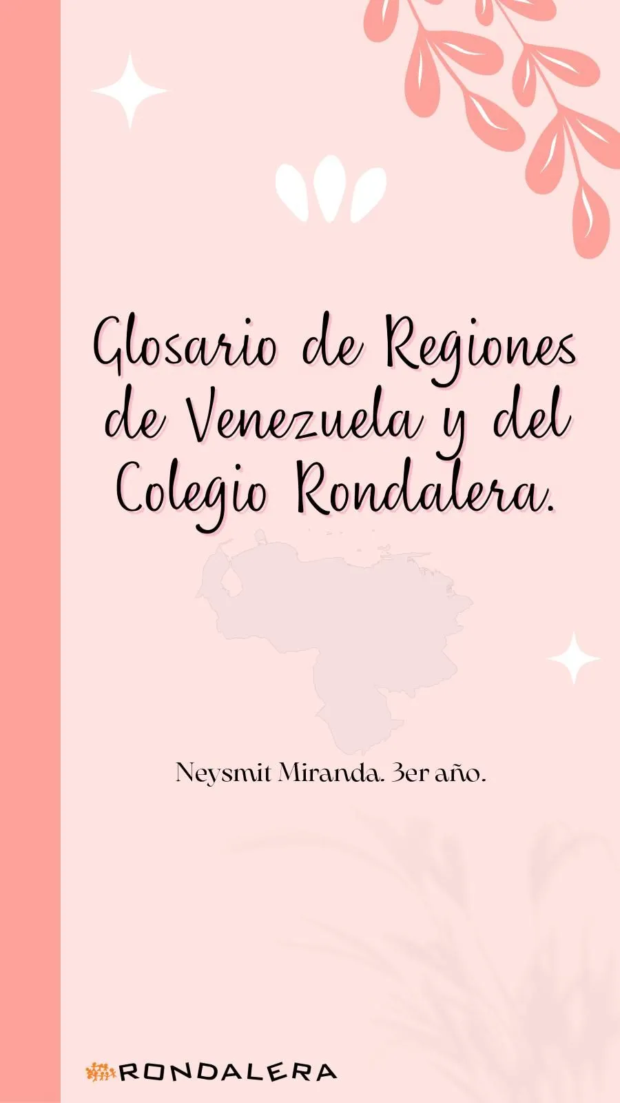 Calaméo - Glosario De Regiones De Venezuela Y Del Colegio Rondalera