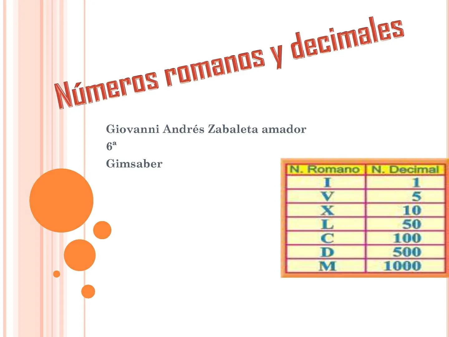 Calaméo - trabajo de matematicas sobre los numeros romanos y decimales