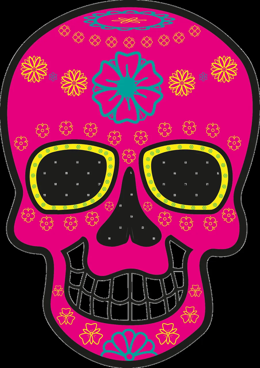 Calavera Día De Muertos Mexico - Gráficos vectoriales gratis en Pixabay -  Pixabay
