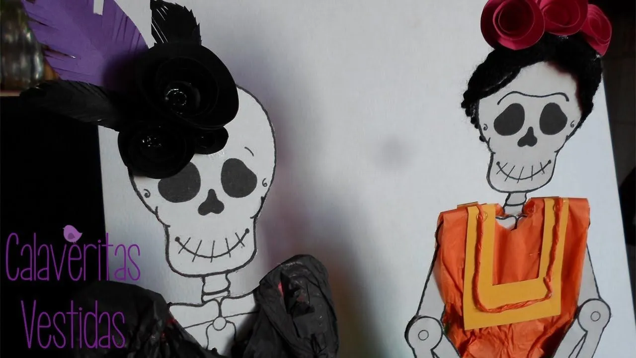 Calaveritas Vestidas [Frida Kahlo] || Entre Calabazas y Catrinas || (Día de  muertos) - YouTube