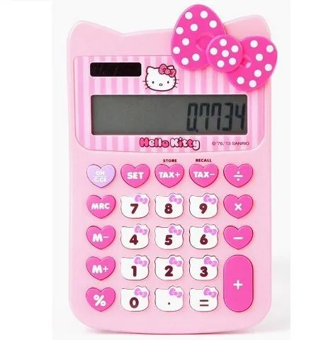 calculadora-rosa-hello-kitty- ...