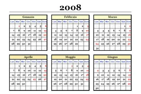 Calendario 2008 - Imagui