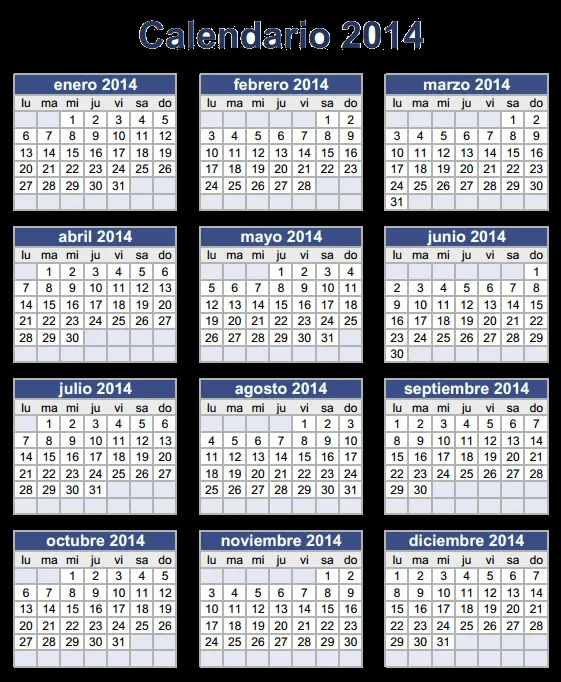 Calendario 2014 by FloorCoda on DeviantArt