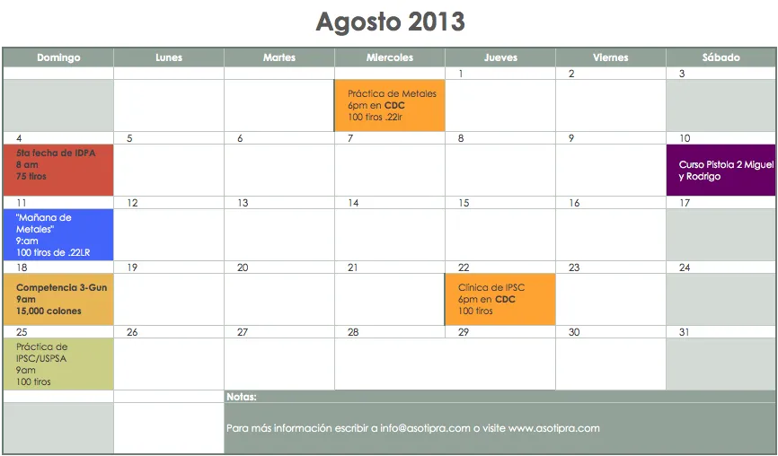 Calendario ASOTIPRA | ASOTIPRA | Página 3