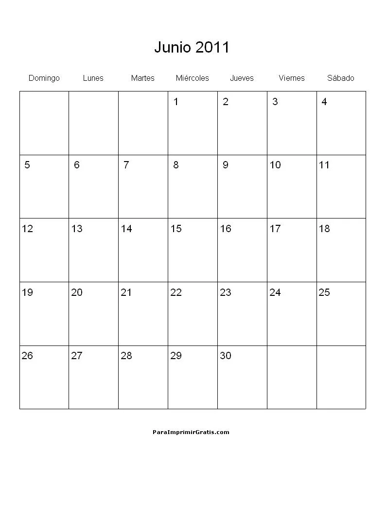 Calendario Junio 2011 - Para Imprimir Gratis - ParaImprimirGratis. Calendario Junio 2011 - Para Imprimir Gratis - ParaImprimirGratis.