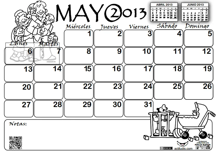 Calendario mayo 2013 | Blog de 1º de E.P. Colegio Vedruna (Pamplona)