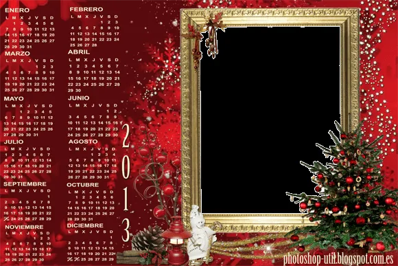 Calendario de Navidad 2013 : Plantillas, recursos y más