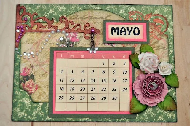 Calendario scrapbook 2012 - Mayo