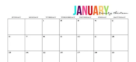 Calendarios 2013 para imprimir | Kabytes