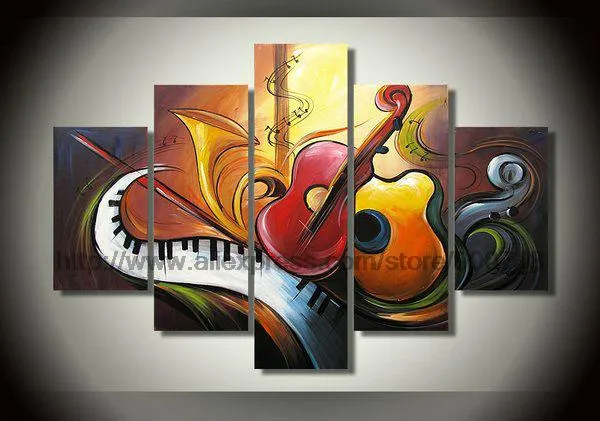 Caliente de la alta calidad del arte abstracto tema musical ...