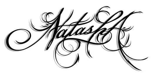 Caligrafia para tatuajes abecedario - Imagui
