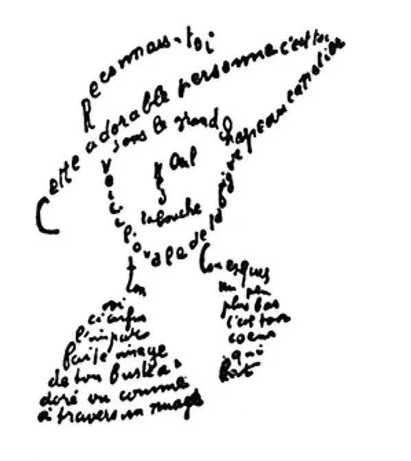 Los caligramas de Apollinaire