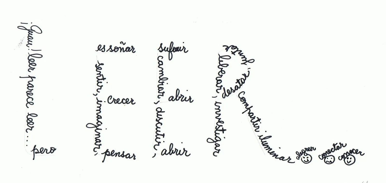 Ejemplos de caligramas infantiles - Imagui