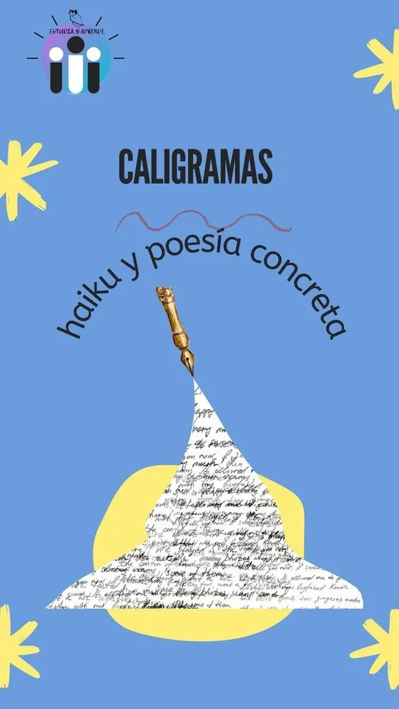 Caligramas, haíkus y poesía concreta | Estudia y aprende