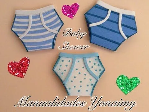 Moldes de calzoncitos para baby shower - Imagui