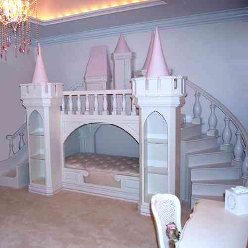 cama castillo princesa -