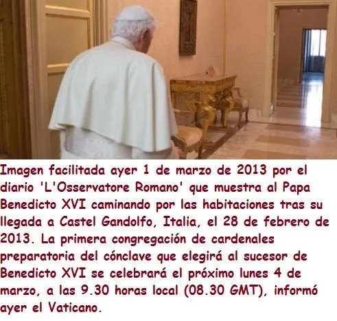 Camino Católico: Benedicto XVI vive su primer día completo en ...