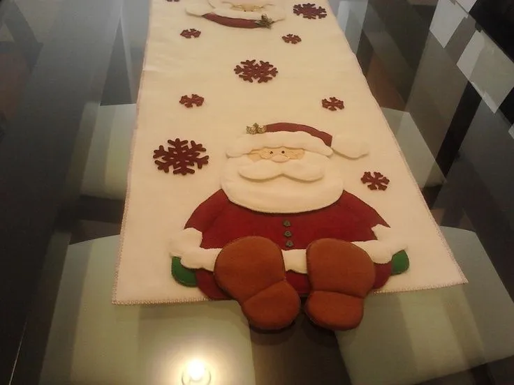 Camino De Mesa Papa Noel | Decoration - caminos de mesa ...