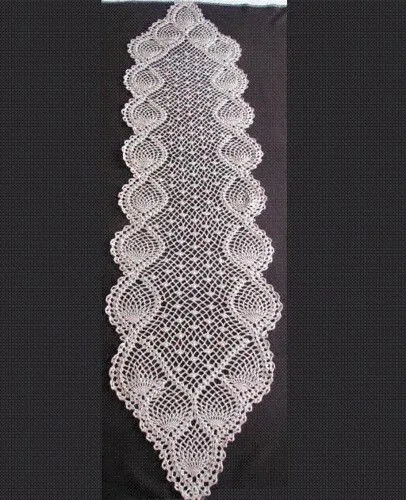 Camino de mesa tejido a crochet patrones - Imagui