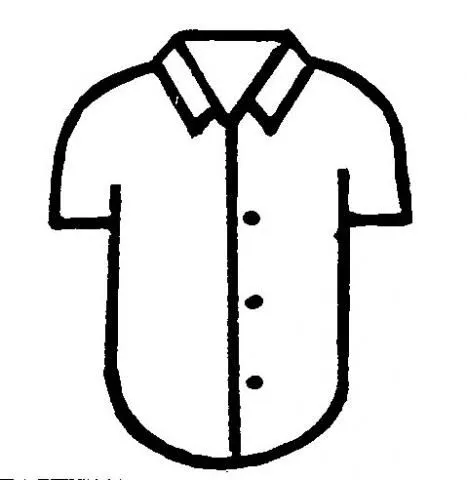 Dibujos de blusas y camisas para colorear - Imagui