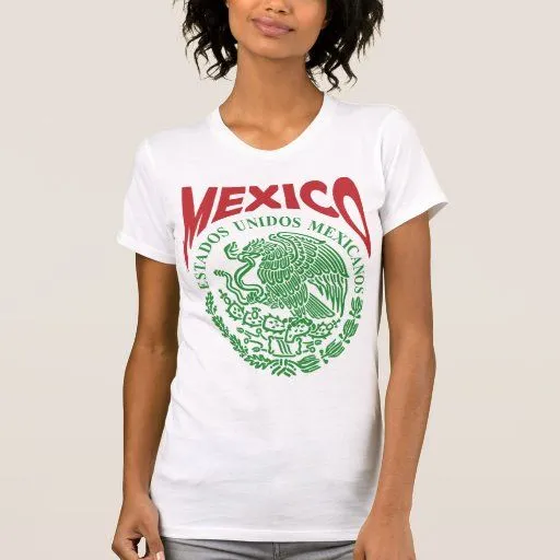 Camisa mexicana de las señoras - México Playera | Zazzle