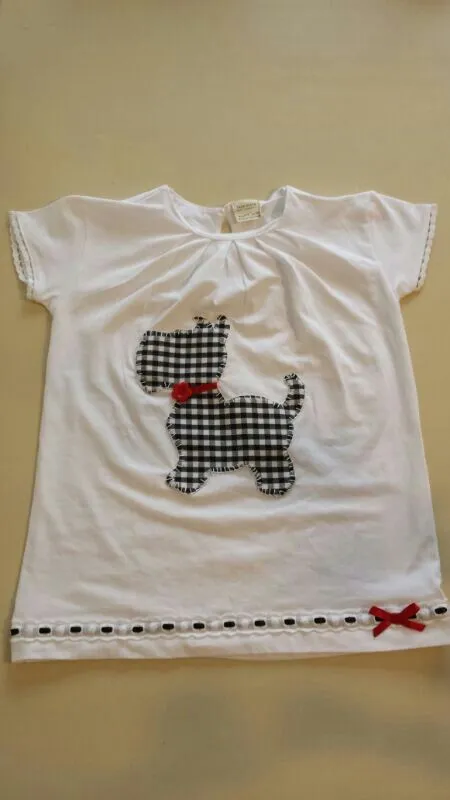 Camiseta patchwork perrito cuadros | Patchwork | Pinterest ...