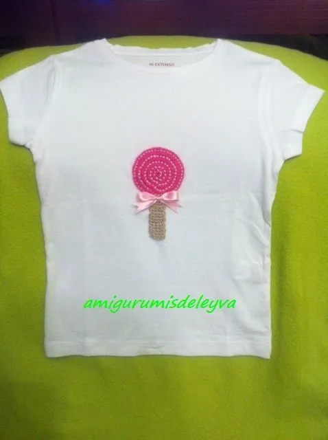Camisetas con Aplicaciones de Crochet | Amigurumis de Leyva | Página 2