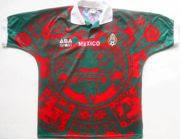 Camisetas para la historia. México 1998 (Piedra del Sol o ...