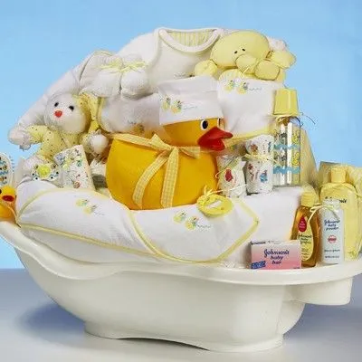 Canasta de regalos para Baby Shower