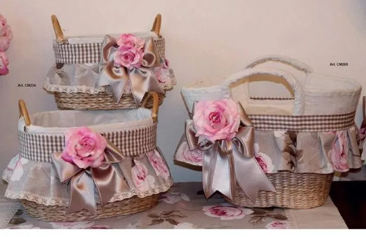 Canastas decoradas | cestas decoradas | Pinterest