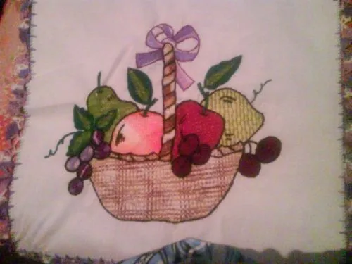 Canastas de frutas para pintar en tela - Imagui