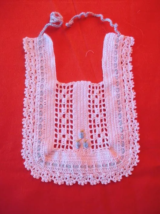 Baberos a crochet patrones - Imagui