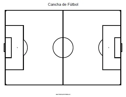 Dibujos de campos de futbol para imprimir - Imagui