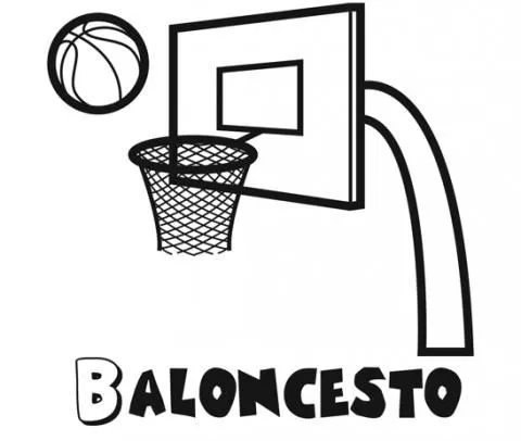 Dibujo de baloncesto - Imagui
