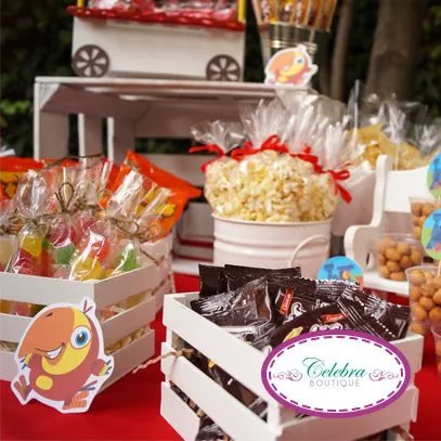 Candy Bar para cumpleaños de 1 año. Tema Vocabu-LARRY | Peter JR ...