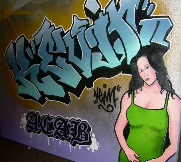 canvas graffiti kevin acab by Graff-writer on DeviantArt