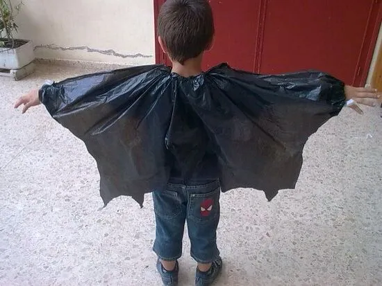 Capa de Batman o murciélago con bolsa negra para disfraces http ...