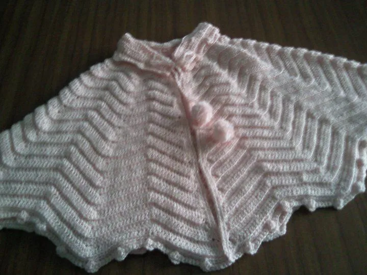 atrevidatejidos: Capa tejida en crochet para bebe de 1 año , fue ...