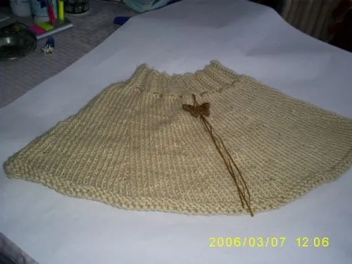 Como hacer capas tejidas a dos agujas - Imagui
