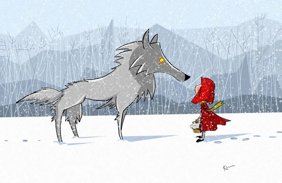 Caperucita Roja y el lobo feroz by kabek on DeviantArt Caperucita Roja y el lobo feroz by kabek on DeviantArt