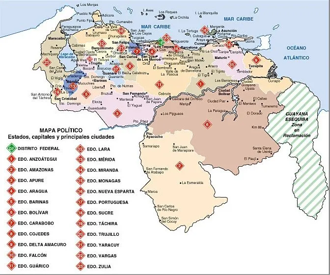 Capitales de Venezuela y el Mundo