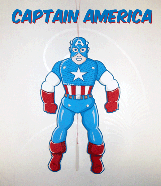 Capitán América movible para Imprimir Gratis. | Ideas y material ...
