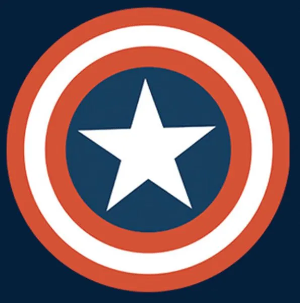 Captain America T-Shirt: Symbol Youth Navy (XL) - Westfield Comics ...