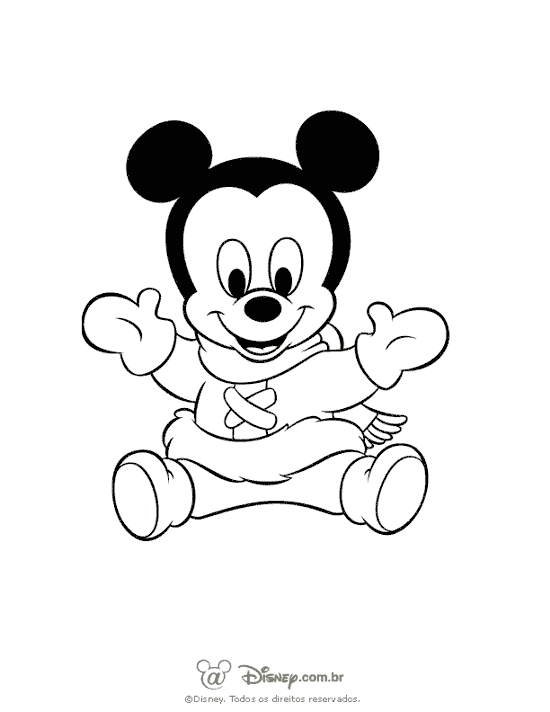 Car de Mickey Mouse para colorear - Imagui