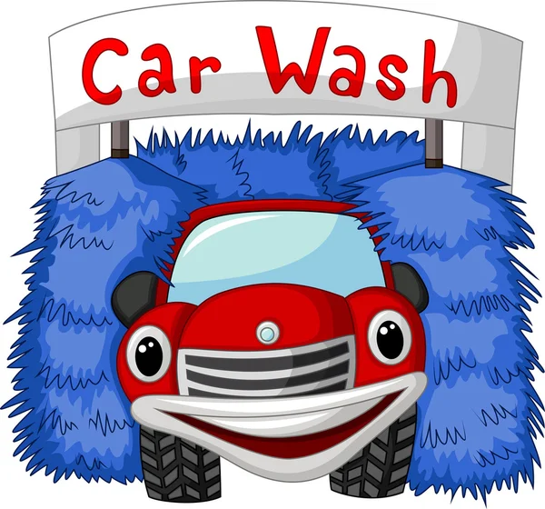 Car wash cartoon Vectores de stock libres de derechos | Depositphotos®
